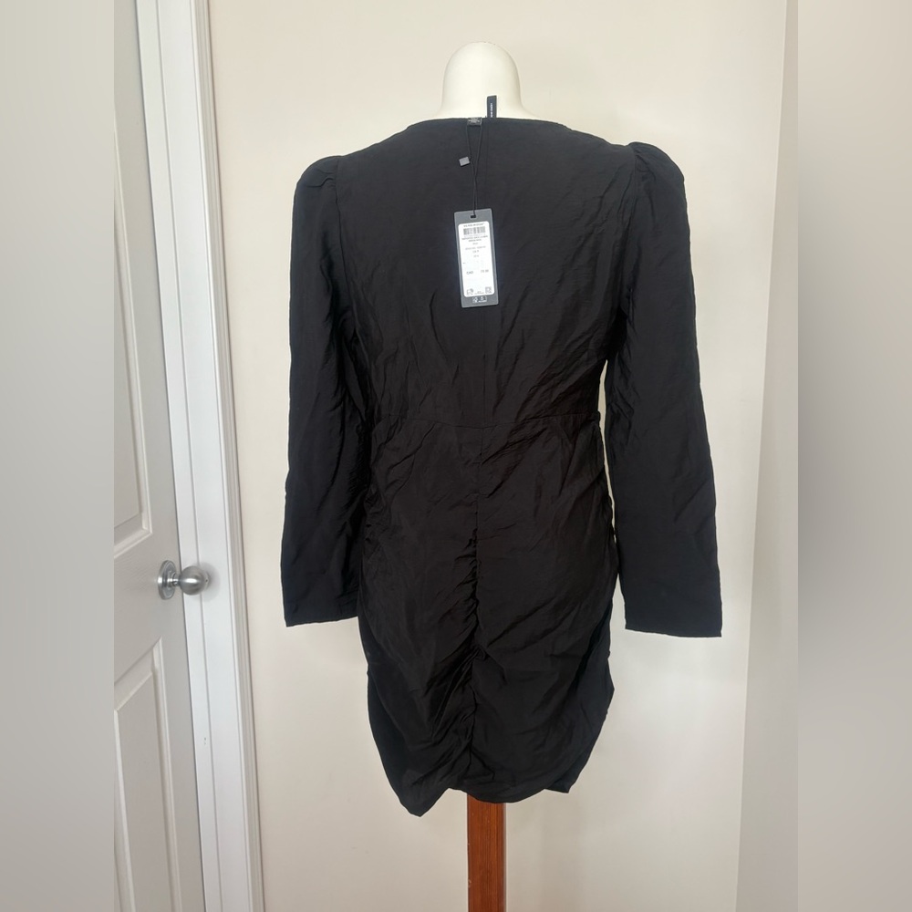 Vero Moda Black Bodycon Long Sleeve Dress Size Small NWT - Picture 5 of 8